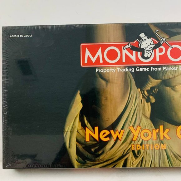 Vintage Monopoly New York City Edition The Big Apple 1998 Board Game New Sealed - Picture 2 of 7